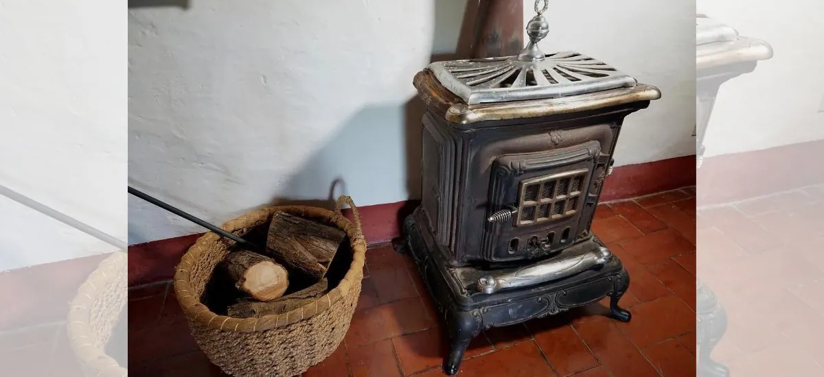 antique wood stove